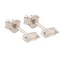 Heliophilia Silver Pendientes de Plata de Ley 925 5,5 x 2 mm